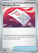 Meddling Memo (181/191) [Scarlet & Violet: Surging Sparks] - The Mythic Store | 24h Order Processing