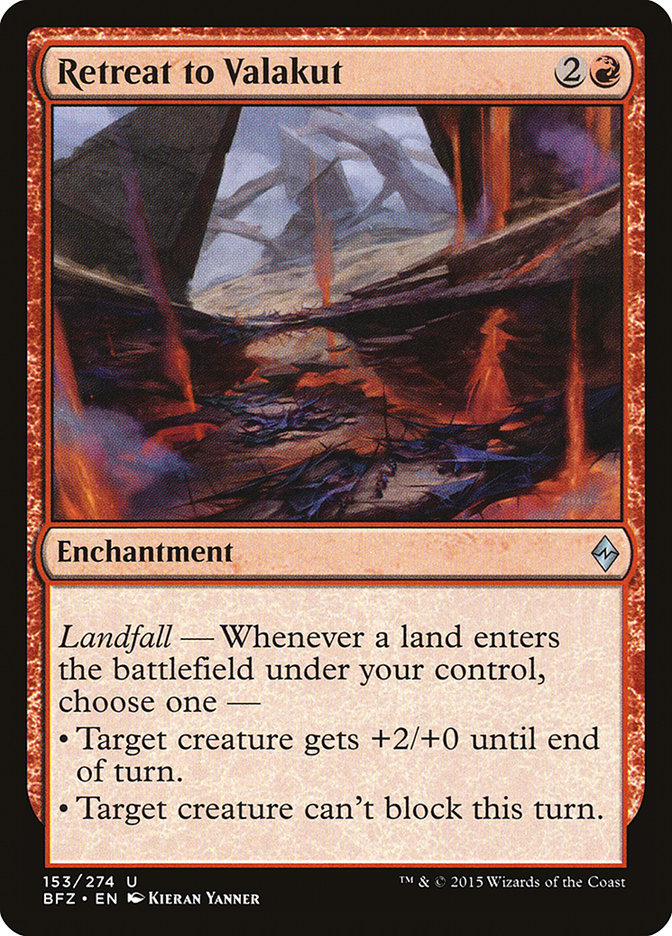 Retreat to Valakut [Battle for Zendikar] - The Mythic Store | 24h Order Processing