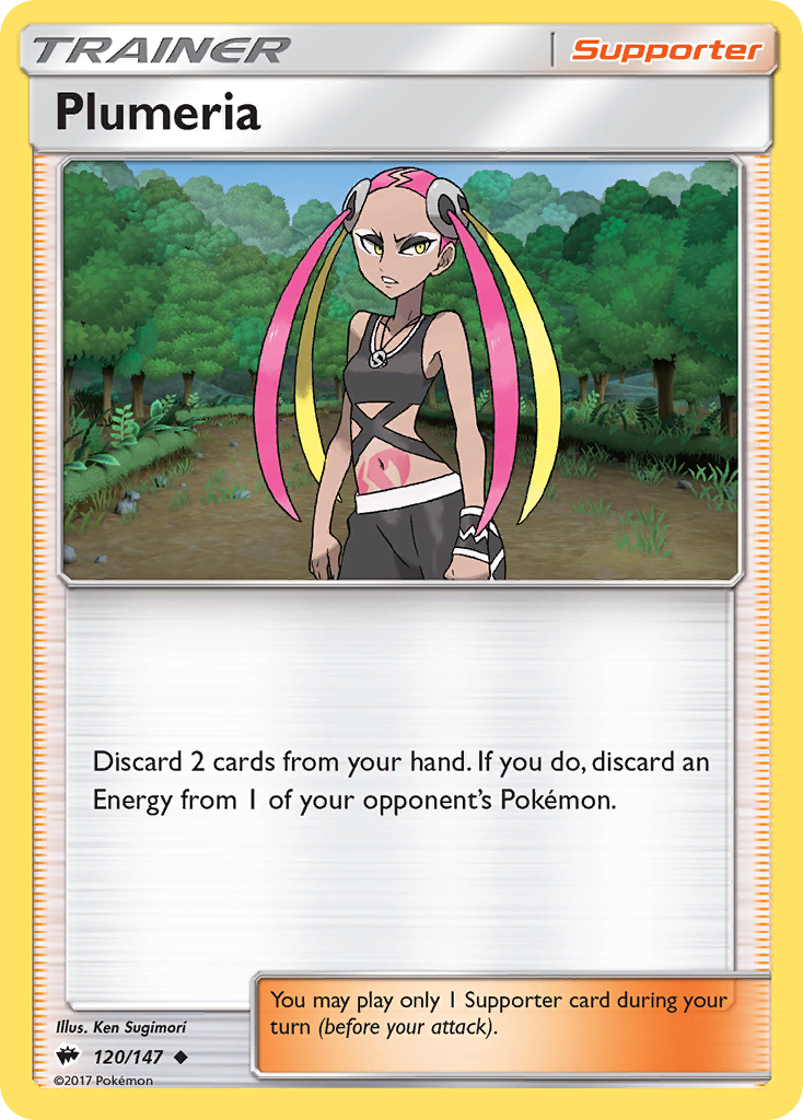 Plumeria (120/147) [Sun & Moon: Burning Shadows] - The Mythic Store | 24h Order Processing