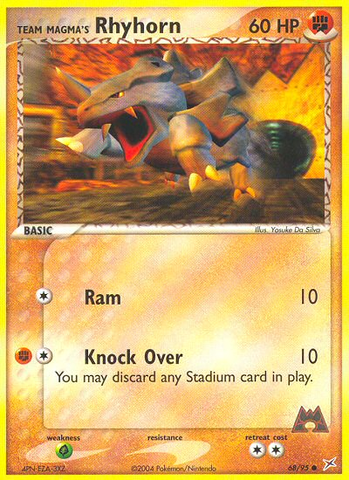Team Magma's Rhyhorn (68/95) [EX: Team Magma vs Team Aqua] - The Mythic Store | 24h Order Processing