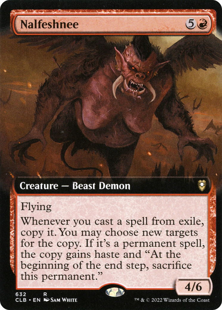 Nalfeshnee (Extended Art) [Commander Legends: Battle for Baldur's Gate] - The Mythic Store | 24h Order Processing