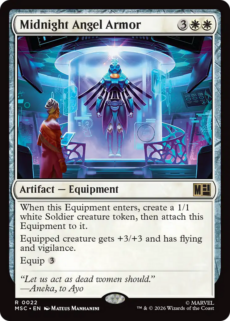 Midnight Angel Armor (Surge Foil) [Marvel Super Heroes Commander] - The Mythic Store | 24h Order Processing