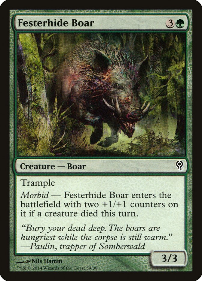 Festerhide Boar [Duel Decks: Jace vs. Vraska] - The Mythic Store | 24h Order Processing