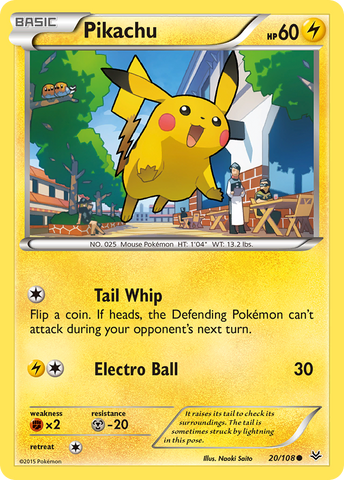 Pikachu (20/108) [XY: Roaring Skies] - The Mythic Store | 24h Order Processing