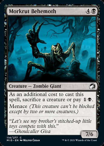 Morkrut Behemoth [Innistrad: Midnight Hunt] - The Mythic Store | 24h Order Processing