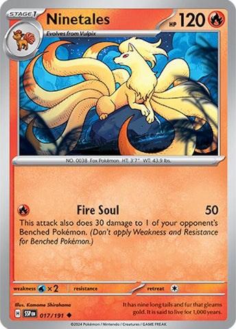 Ninetales (017/191) [Scarlet & Violet: Surging Sparks] - The Mythic Store | 24h Order Processing