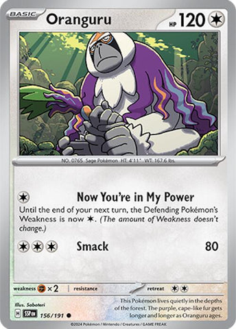 Oranguru (156/191) [Scarlet & Violet: Surging Sparks] - The Mythic Store | 24h Order Processing
