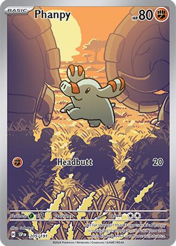 Phanpy (205/191) [Scarlet & Violet: Surging Sparks] - The Mythic Store | 24h Order Processing