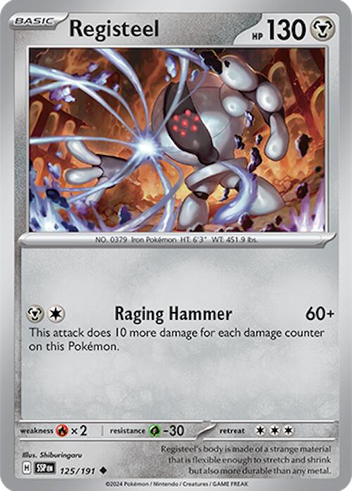 Registeel (125/191) [Scarlet & Violet: Surging Sparks] - The Mythic Store | 24h Order Processing