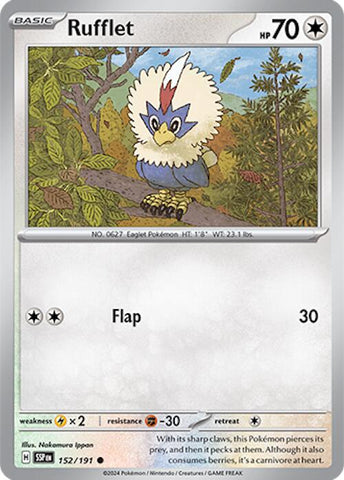 Rufflet (152/191) [Scarlet & Violet: Surging Sparks] - The Mythic Store | 24h Order Processing