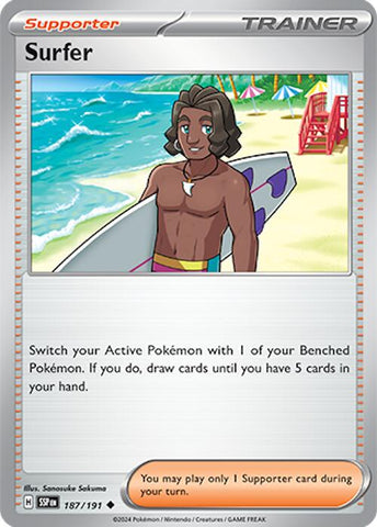 Surfer (187/191) [Scarlet & Violet: Surging Sparks] - The Mythic Store | 24h Order Processing