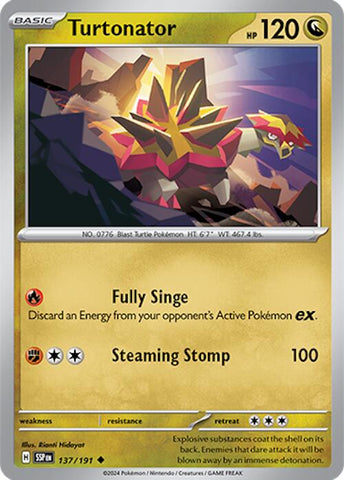 Turtonator (137/191) [Scarlet & Violet: Surging Sparks] - The Mythic Store | 24h Order Processing
