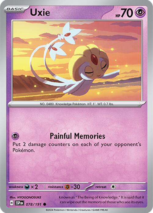 Uxie (078/191) [Scarlet & Violet: Surging Sparks] - The Mythic Store | 24h Order Processing