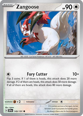 Zangoose (149/191) [Scarlet & Violet: Surging Sparks] - The Mythic Store | 24h Order Processing