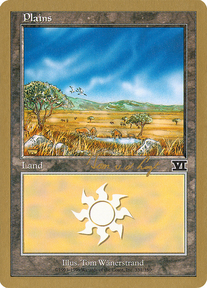 Plains (tvdl331) (Tom van de Logt) [World Championship Decks 2000] - The Mythic Store | 24h Order Processing