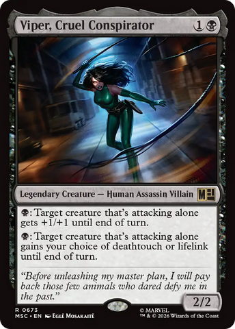 Viper, Cruel Conspirator [Marvel Super Heroes Commander] - The Mythic Store | 24h Order Processing