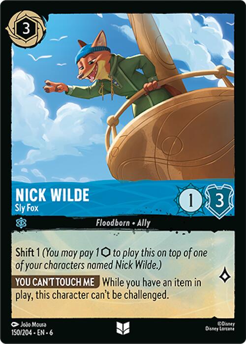 Nick Wilde - Sly Fox (150/204) [Azurite Sea] - The Mythic Store | 24h Order Processing