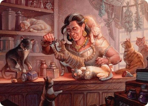 Cat Collector Art Card (1/54) [Foundations Art Series] - The Mythic Store | 24h Order Processing