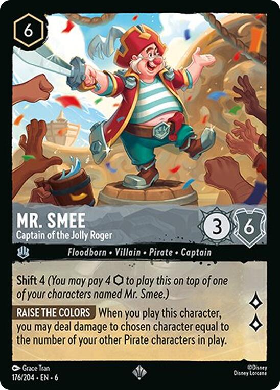 Mr. Smee - Captain of the Jolly Roger (176/204) [Azurite Sea] - The Mythic Store | 24h Order Processing