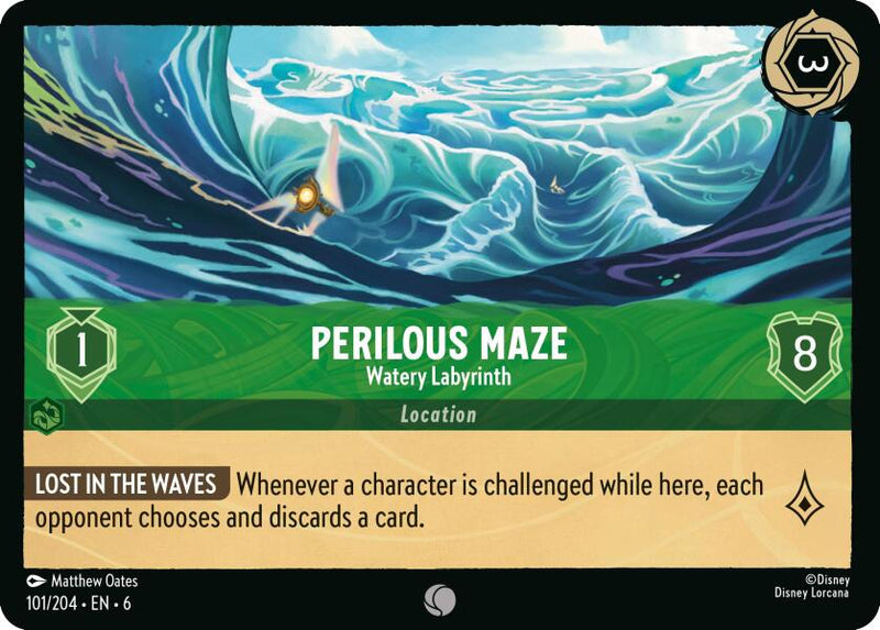 Perilous Maze - Watery Labyrinth (101/204) [Azurite Sea] - The Mythic Store | 24h Order Processing