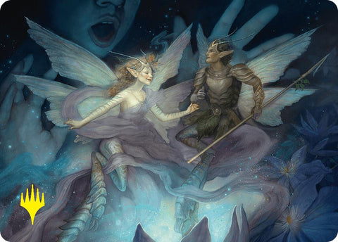 Faebloom Trick Art Card (6/54) (Gold-Stamped Signature) [Foundations Art Series] - The Mythic Store | 24h Order Processing