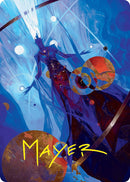 Omniscience Art Card (32/54) (Gold-Stamped Signature) [Foundations Art Series] - The Mythic Store | 24h Order Processing