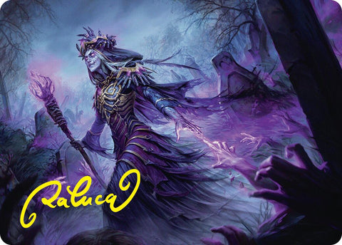 Zul Ashur, Lich Lord Art Card (10/54) (Gold-Stamped Signature) [Foundations Art Series] - The Mythic Store | 24h Order Processing