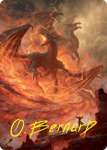 Rite of the Dragoncaller Art Card (38/54) (Gold-Stamped Signature) [Foundations Art Series] - The Mythic Store | 24h Order Processing