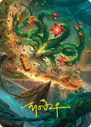 Mossborn Hydra Art Card (42/54) (Gold-Stamped Signature) [Foundations Art Series] - The Mythic Store | 24h Order Processing