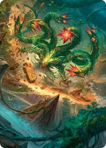 Mossborn Hydra Art Card (42/54) [Foundations Art Series] - The Mythic Store | 24h Order Processing