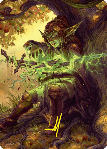 Reclamation Sage Art Card (45/54) (Gold-Stamped Signature) [Foundations Art Series] - The Mythic Store | 24h Order Processing
