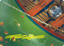Fishing Pole Art Card (18/54) (Gold-Stamped Signature) [Foundations Art Series] - The Mythic Store | 24h Order Processing