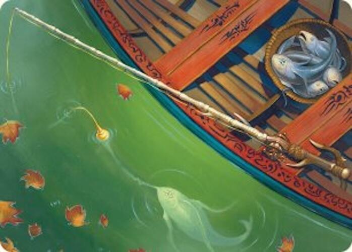 Fishing Pole Art Card (18/54) [Foundations Art Series] - The Mythic Store | 24h Order Processing