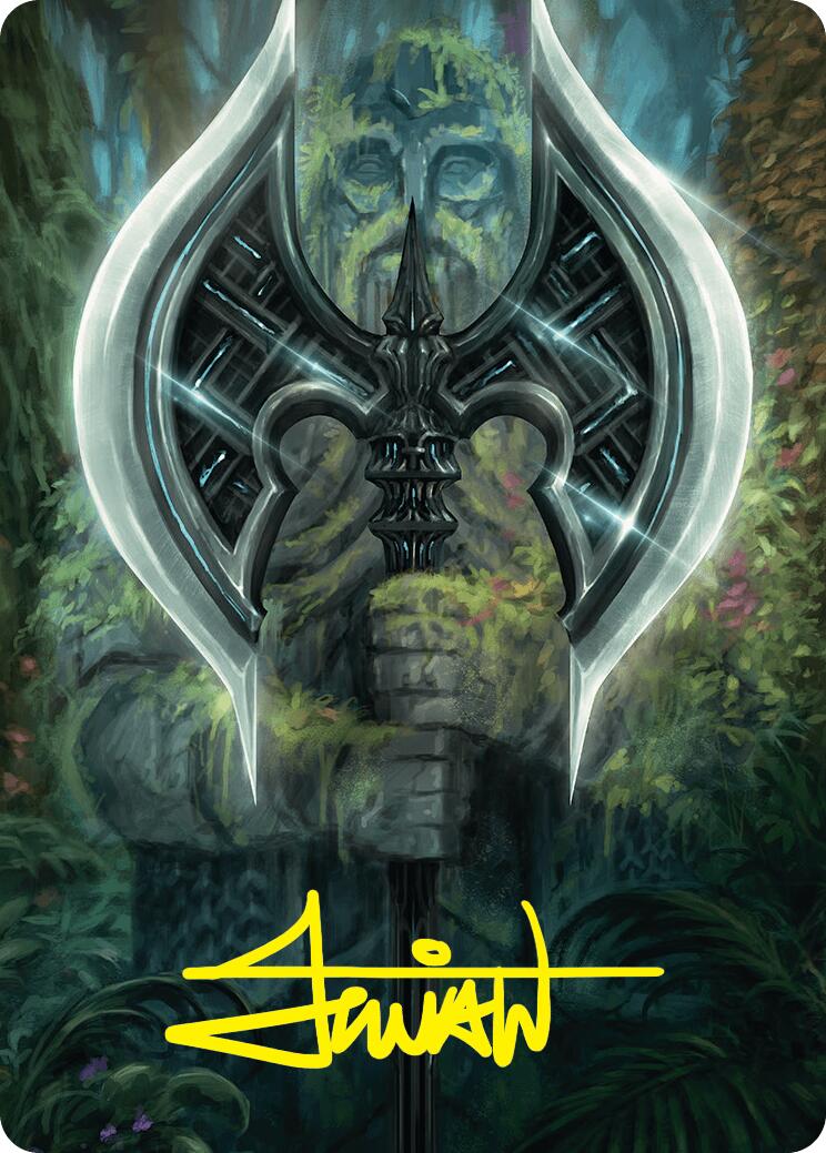 Leyline Axe Art Card (49/54) (Gold-Stamped Signature) [Foundations Art Series] - The Mythic Store | 24h Order Processing