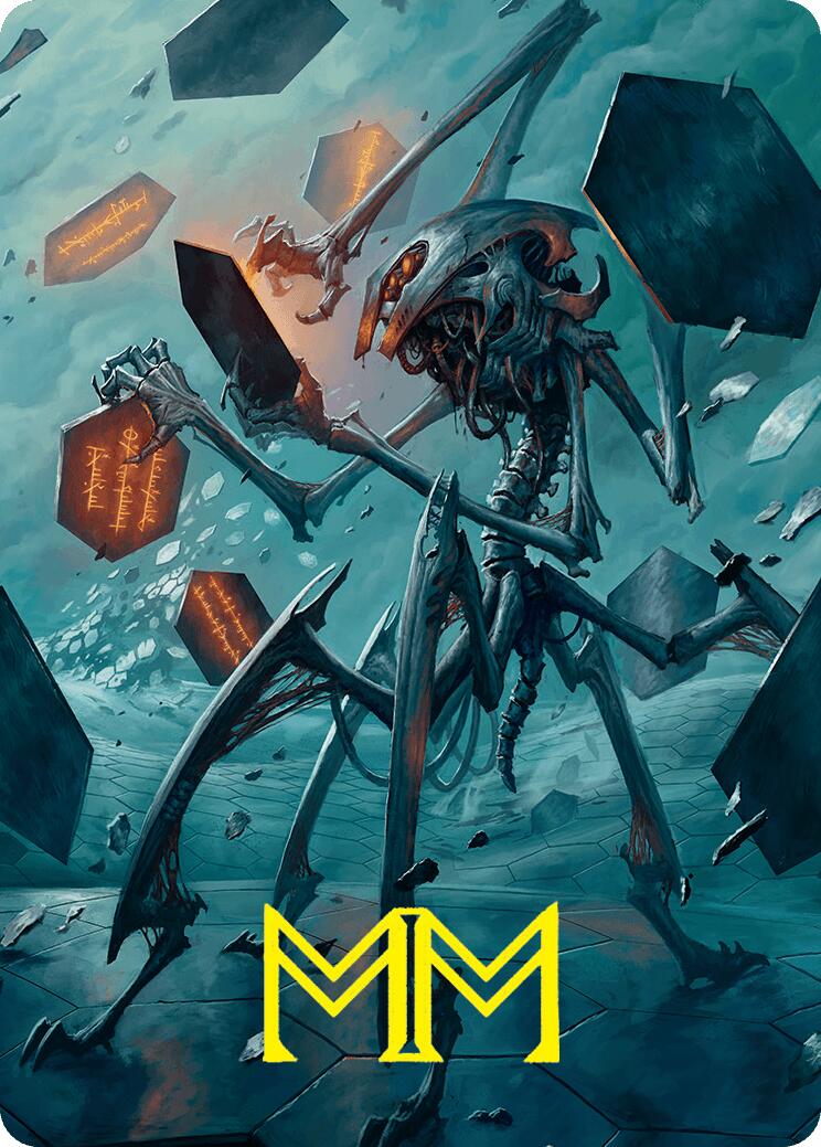 Scrawling Crawler Art Card (50/54) (Gold-Stamped Signature) [Foundations Art Series] - The Mythic Store | 24h Order Processing