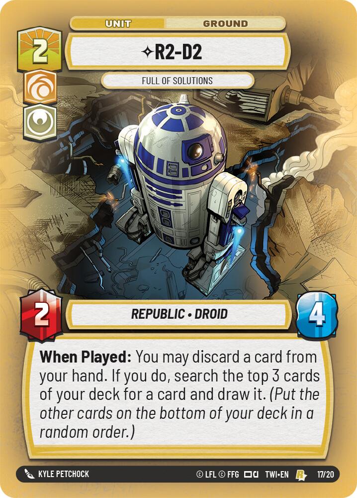 R2-D2 - Full of Solutions (193/257) [Shadows of the Galaxy: Weekly Play] - The Mythic Store | 24h Order Processing