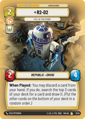 R2-D2 - Full of Solutions (17/20) (193/257) [Twilight of the Republic: Weekly Play] - The Mythic Store | 24h Order Processing