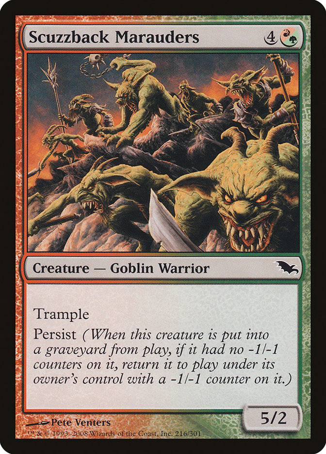 Scuzzback Marauders [Shadowmoor] - The Mythic Store | 24h Order Processing