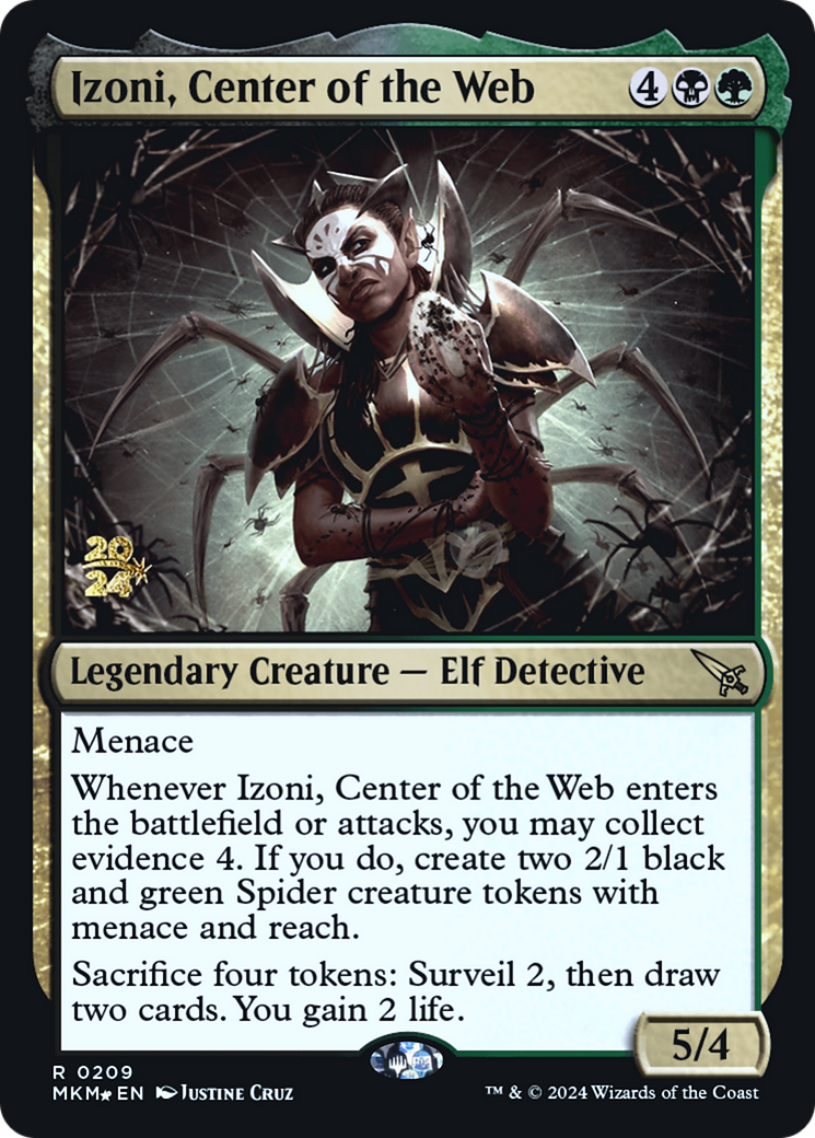 Izoni, Center of the Web [Murders at Karlov Manor Prerelease Promos] - The Mythic Store | 24h Order Processing