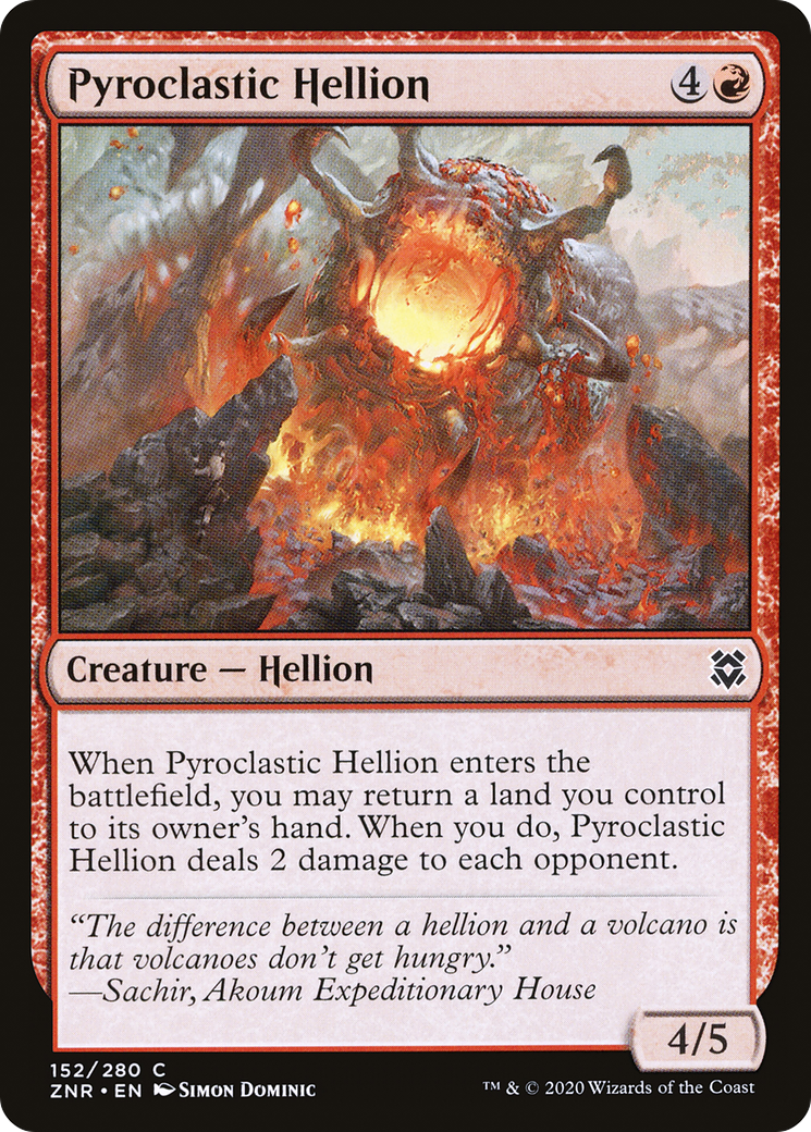 Pyroclastic Hellion [Zendikar Rising] - The Mythic Store | 24h Order Processing