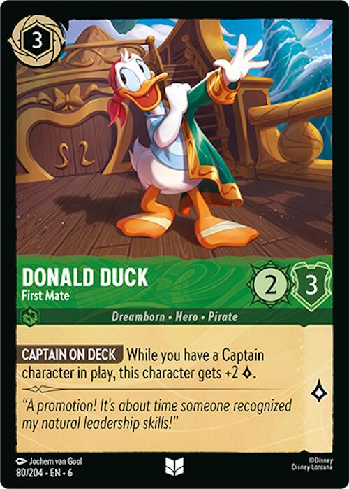 Donald Duck - First Mate (80/204) [Azurite Sea] - The Mythic Store | 24h Order Processing