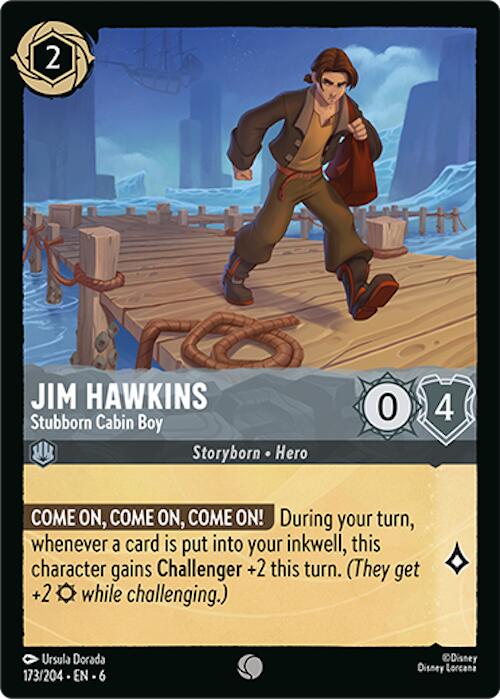 Jim Hawkins - Stubborn Cabin Boy (173/204) [Azurite Sea] - The Mythic Store | 24h Order Processing