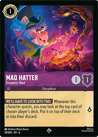 Mad Hatter - Eccentric Host (59/204) [Azurite Sea] - The Mythic Store | 24h Order Processing