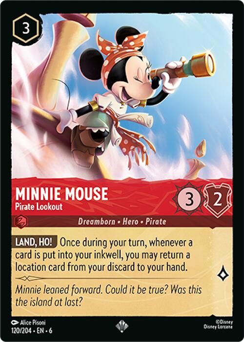 Minnie Mouse - Pirate Lookout (120/204) [Azurite Sea] - The Mythic Store | 24h Order Processing