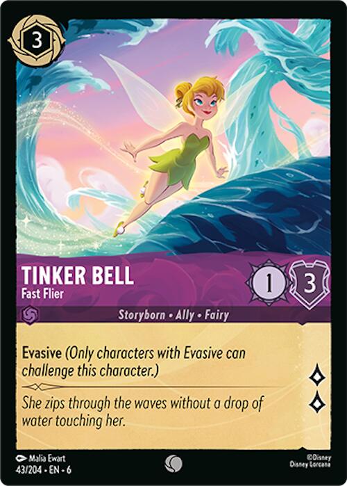 Tinker Bell - Fast Flier (43/204) [Azurite Sea] - The Mythic Store | 24h Order Processing