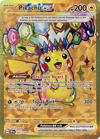 Pikachu ex (247/191) [Scarlet & Violet: Surging Sparks] - The Mythic Store | 24h Order Processing
