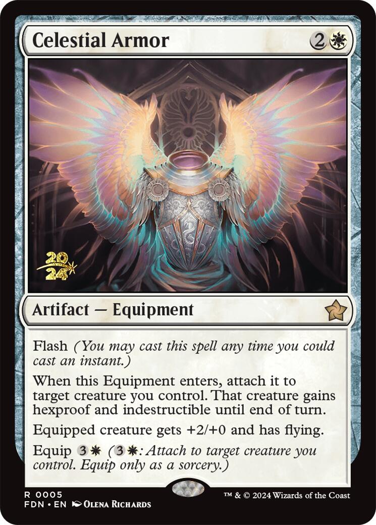 Celestial Armor [Foundations Prerelease Promos] - The Mythic Store | 24h Order Processing