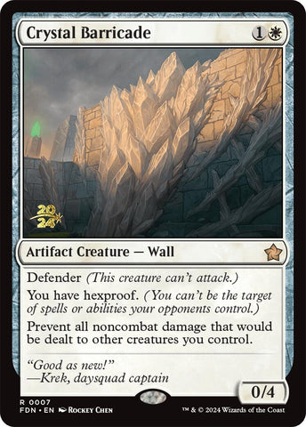 Crystal Barricade [Foundations Prerelease Promos] - The Mythic Store | 24h Order Processing