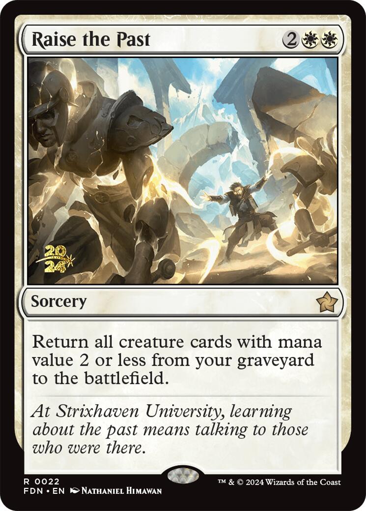 Raise the Past [Foundations Prerelease Promos] - The Mythic Store | 24h Order Processing
