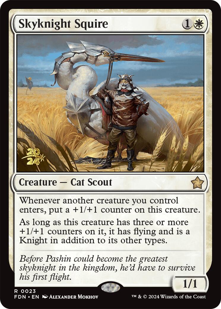 Skyknight Squire [Foundations Prerelease Promos] - The Mythic Store | 24h Order Processing